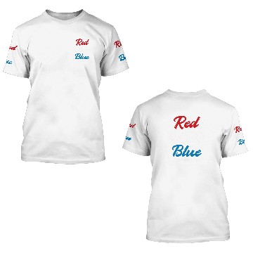 Discover Wines Fun Red White Blue and Vodka Too Baseball Tees 3D T Shirts