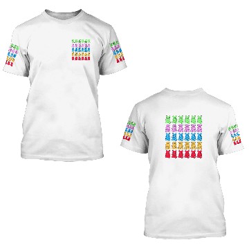 Discover Bear Pet Gummy Bear Mixed Gummies Sweet Candy Baseball Tees 3D T Shirts