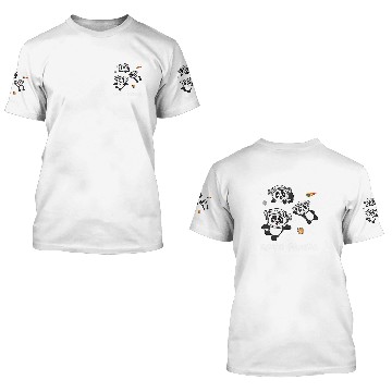 Discover Panda Pet Astro Pandas In Space Baseball Tees 3D T Shirts