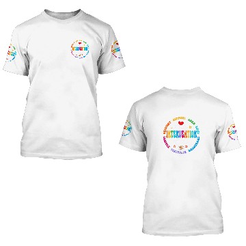 Discover Intervention Teacher Team Early Intervention Crew 1 3D T Shirts