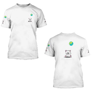 Discover Bear Pet Polar Bear Earth Day Everyday Hour 3D T Shirts