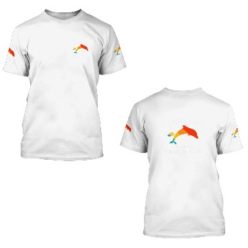 Discover je peux pas je vais swim avec des dolphins 3D T Shirts