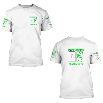 Discover Skeletons I Wear Green For MANIC DEPRESSION Awareness Baseball Tees 3D T Shirts
