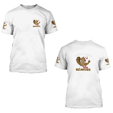 Discover Just A Girl Who Loves Beavers 1 3D T Shirts
