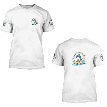 Discover Kayaking Dolphin Kawaii Kayaker Kayak Canoe Canoeing 1 Baseball Tees 3D T Shirts