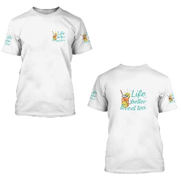 Discover Sweet Tea Drinker 3D T Shirts