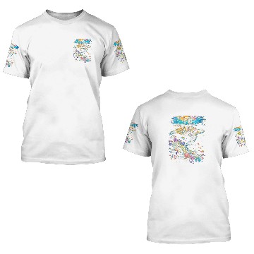Discover Turtle Pet Hawaii Postcard Turtle Swimming Crystal Clear Baseball Tees 3D T Shirts