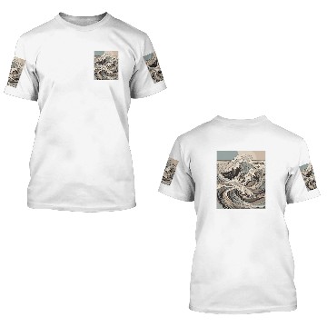Discover Simple Honolulu Surf Art Baseball Tees 3D T Shirts