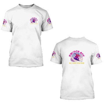 Discover Snowboarding Switch off and Clear your Mind Snowboarder Baseball Tees 3D T Shirts