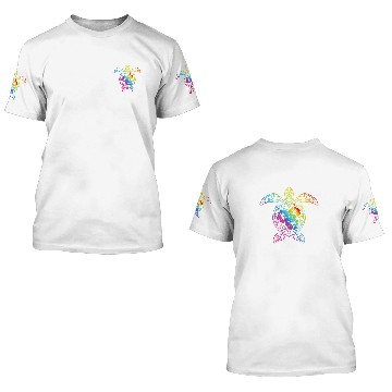Discover Turtle Pet Hawaiian Sea Turtle Tropical Hibiscus Ocean Animal Hawaii 3D T Shirts