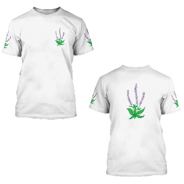 Discover Plant Lavender Garden Fragrance Herb 3D T Shirts
