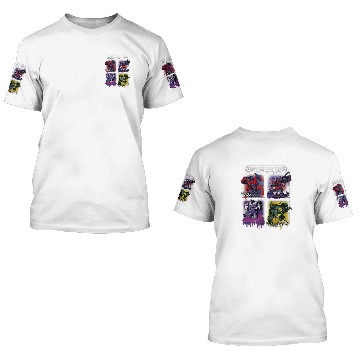 Discover Transformers Classic Characters Graffiti Painted Walls Retro 3D T Shirts