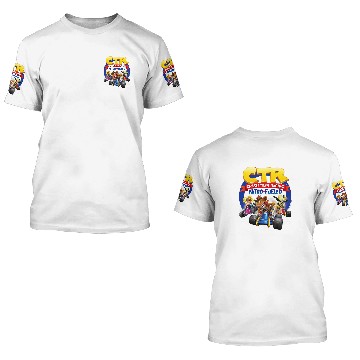 Discover Crash Bandicoot 2CTR Group Racing 3D T Shirts