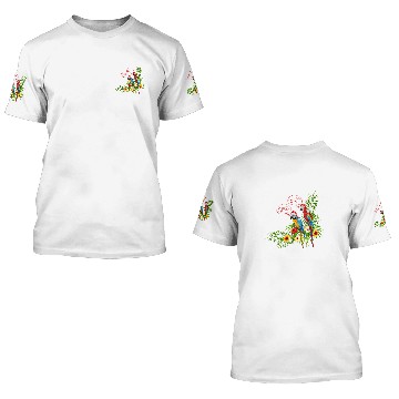 Discover Christmas Graphic Casual 3D T Shirts funny parrot joyful xmass Time Baseball Tees
