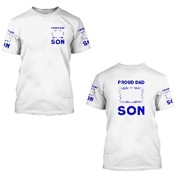 Discover Proud Dad Of A State Trooper Son State Trooper Zip 3D T Shirts