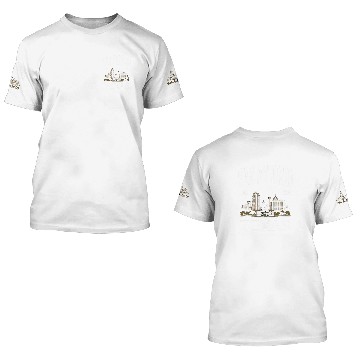 Discover San Antonio Texas EST 1718Skyline Alamo River Walk 3D T Shirts