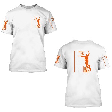 Discover 1000 Points Basketball Scorer High School Basketball Player 1 3D T Shirts