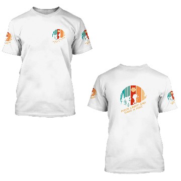 Discover Pack Light and Take a Hike Camping Hiking Camper Hiker 3D T Shirts