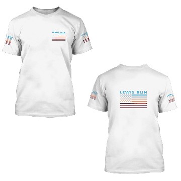 Discover vintages Sunset American Flag Lewis Run Pennsylvania Baseball Tees 3D T Shirts
