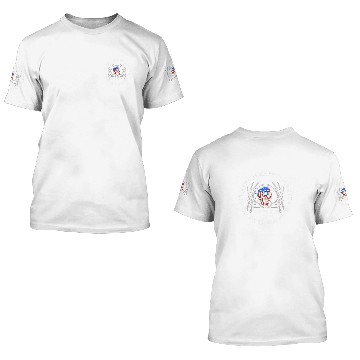Discover Skeletons Skulls American Flag Elder Emo Skull 3D T Shirts