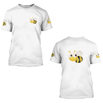 Discover Cute Bumble Bee 3D T Shirts