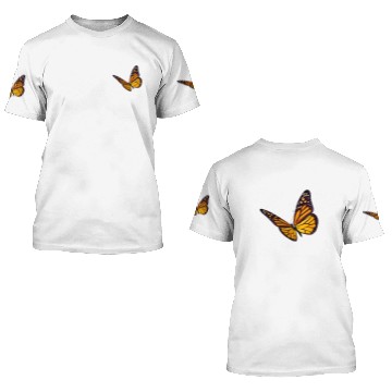Discover Cute Monarch Butterfly Art Garden Butterflies 3D T Shirts