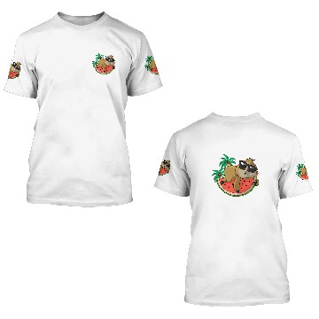 Discover Sloth Pet chills on melon Summer Baseball Tees 3D T Shirts