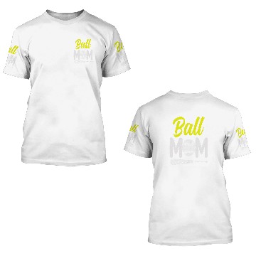Discover Baseball Mom Ball Mom Mother Softball Cheer Mom 2 Baseball Tees 3D T Shirts