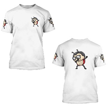 Discover Dabbings Ladybug With Sunglasses Insectologist Ladybird 3D T Shirts
