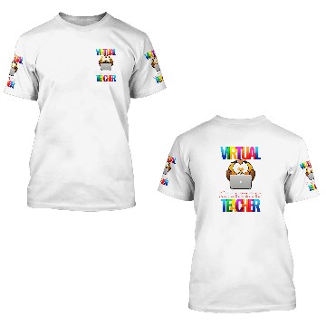 Discover Owl Pet Virtual Kindergarten Teacher Funny Owl Baseball Tees 3D T Shirts