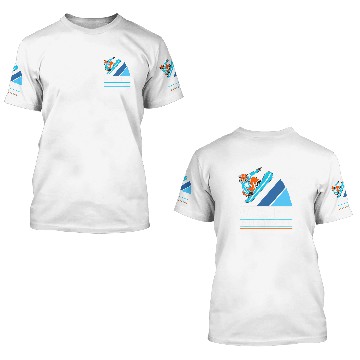 Discover Skiing Ski Vail Colorado vintages Snowboarder Zip 3D T Shirts