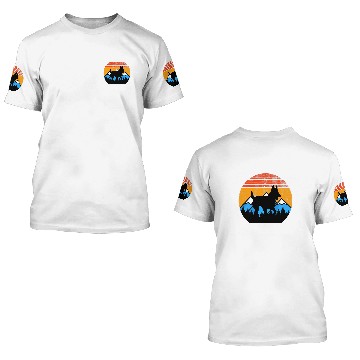 Discover Belgian Malinois Dutch Shepherd Dog Retro Distressed Vintage 3D T Shirts