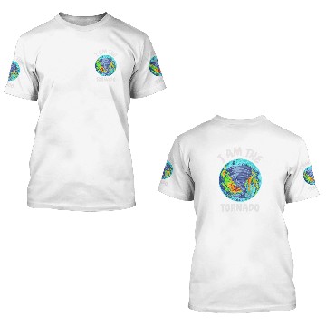 Discover I am the Tornado Twister Meteorologist Apparel 3D T Shirts