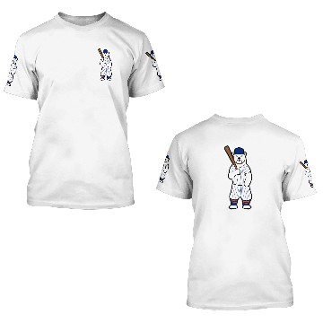 Discover Baseball Polar Bear Pete 3D T Shirts