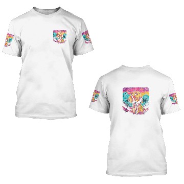Discover Colorful German Shorthaired Pointer 80s Retro Style 3D T Shirts