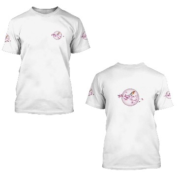 Discover Robin enjoys cherry blossom 3D T Shirts