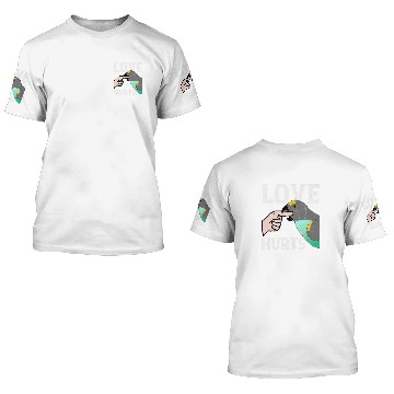 Discover Love Hurts Parrot 2Pet Shop Owner 3D T Shirts