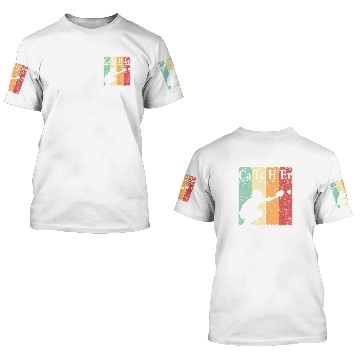 Discover Baseball Periodic Table Elements Nerd Baseball Catcher Retro 1 Zip 3D T Shirts