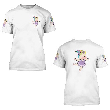Discover Cool Ballet Dancer Unicorns Funny Classical Dancing Gift 2 3D T Shirts
