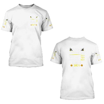 Discover Beekeeper Hourly Beekeeper Zeidler Beekeeping Profession 3D T Shirts