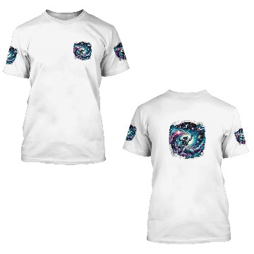Discover Cool Galaxy Frisbee player Astronaut on Ultimate Frisbee Baseball Tees 3D T Shirts