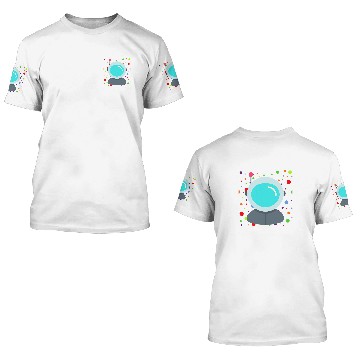 Discover Astronaut Spotted Spotty Dot Colored Spot Dotted 3D T Shirts