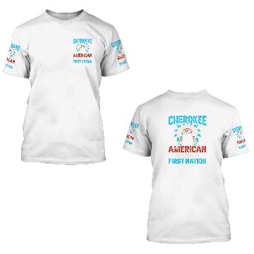 Discover Cherokee American Indian First Nation Baseball Tees 3D T Shirts