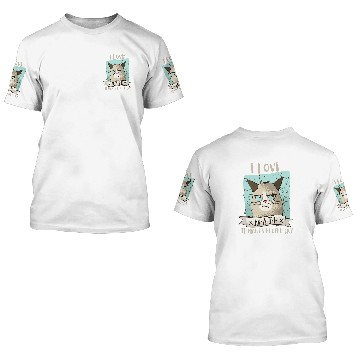 Discover Funny Cat I Love Math It Makes People Cry Teacher Nerd 3D T Shirts
