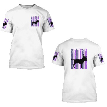 Discover Border Terrier Witch Hat Halloween Spooky Creepy Purple Baseball Tees 3D T Shirts