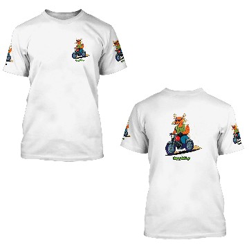 Discover Happy Holidays Funny Christmas Motorcycle Biker Rudolph Baseball Tees 3D T Shirts