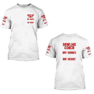 Discover Bowling Coachs Full Player Team Instructor Zip 3D T Shirts