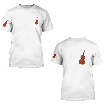 Discover its not a cello double bass 3D T Shirts