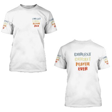 Discover Funny Cricket Player Gentlemans Game Zip 3D T Shirts