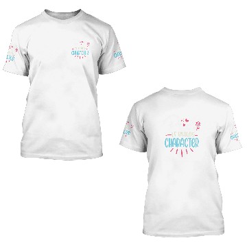 Discover Funny Writer Saying Plot it builds character Book Author Pun 3D T Shirts